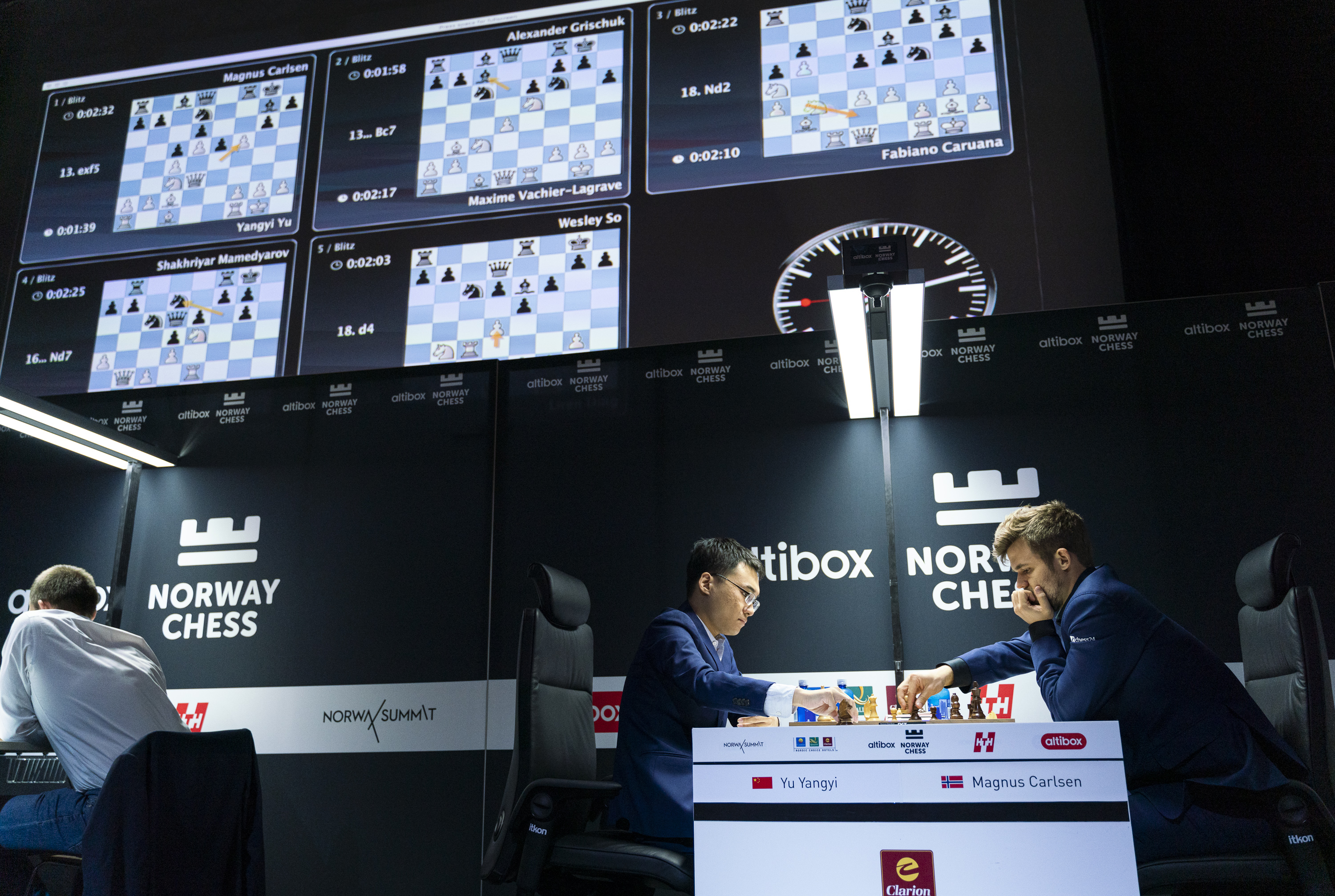 Norway Chess Pressconference and blitz