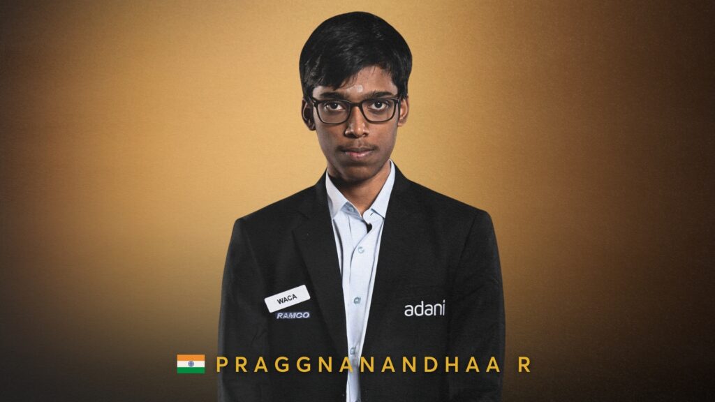 Chess player Praggnanandhaa Rameshbabu