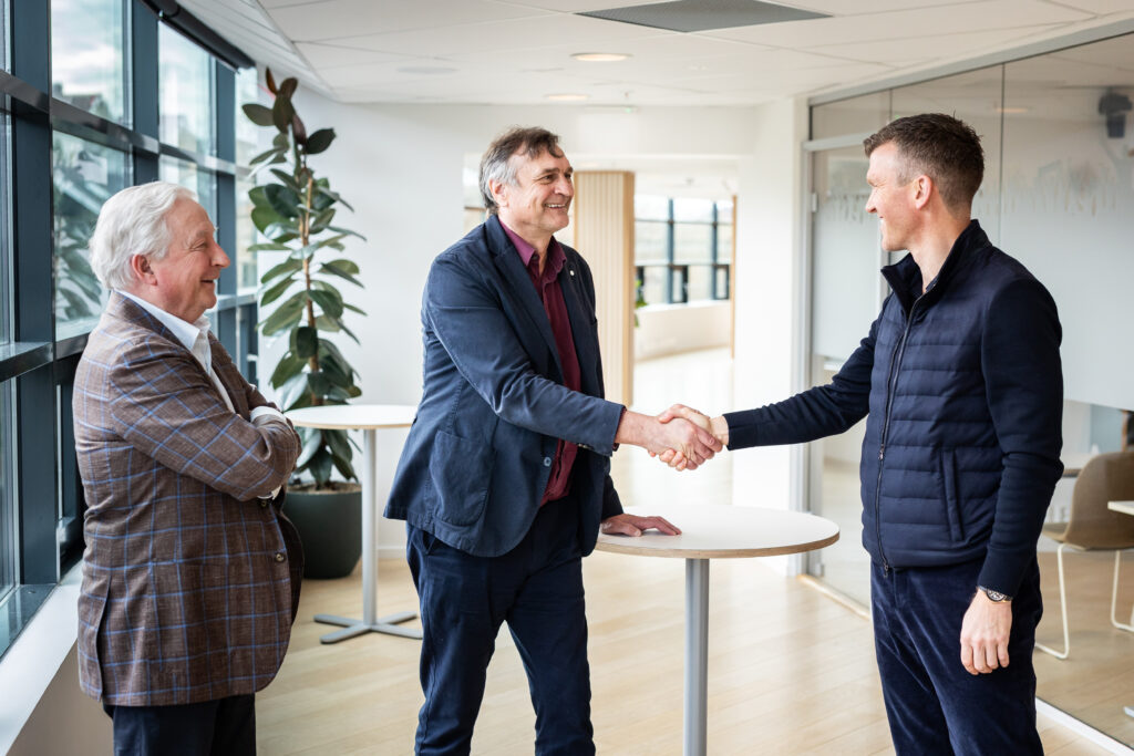 Hans Øivind Nordvik, Kjell Madland e Knut Ugland