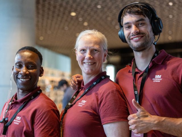 volunteers during norway chess 2026